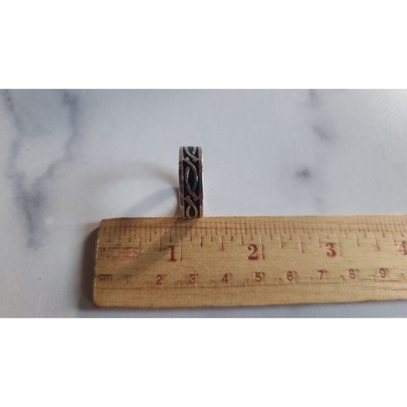 Vintage 925 Barbed Wire Ring - Picture 6 of 10